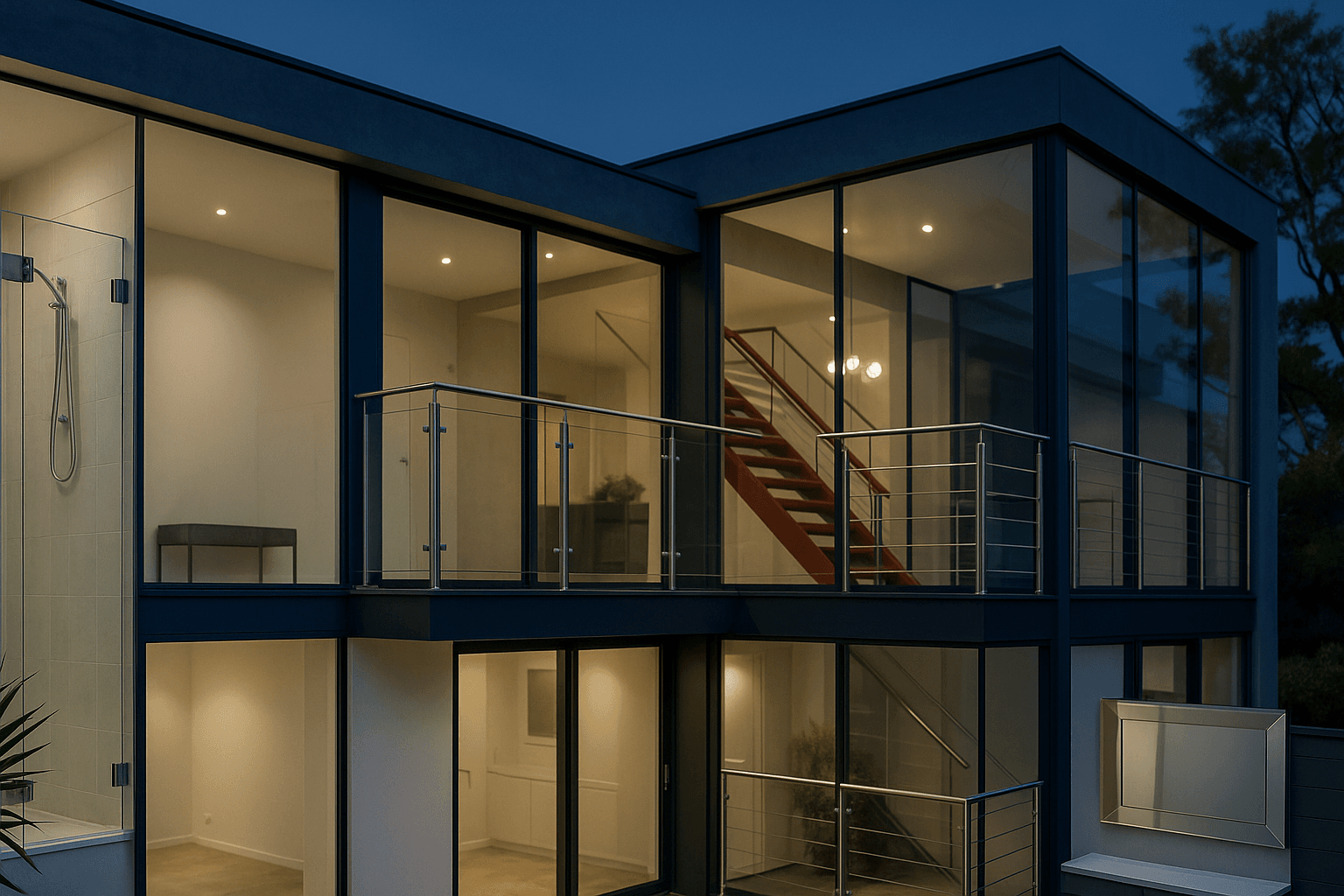 Bespoke Glass Solutions London - Legend Glass Ltd Modern Glass Staircase And Windows